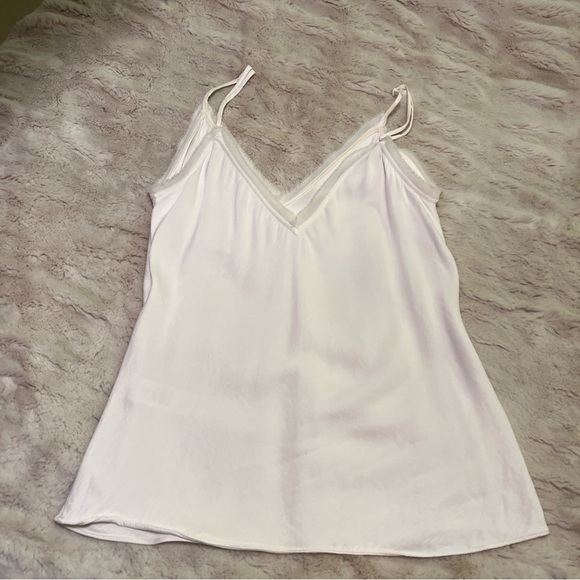 Frame frayed hem v neck cami off-white XS - Picture 5 of 5